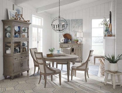 Lancaster - Round Dining Table - Dovetail Gray