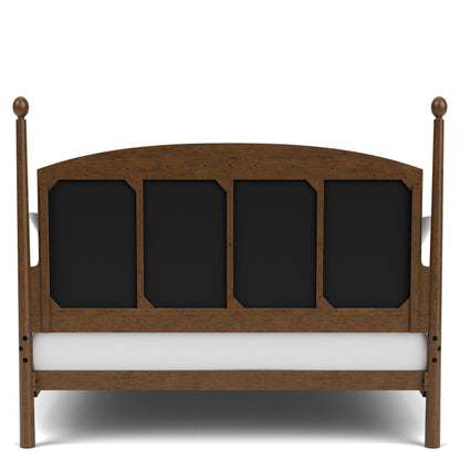 Calhoun - Queen / King Upholstered Bed Rails - Whiskey Oak