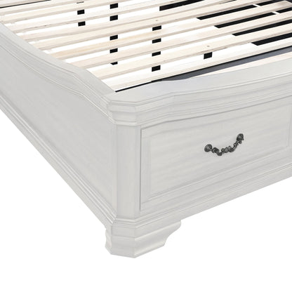 Lyndhurst - 6''6" / 6''0" King Headboard - Vintage White