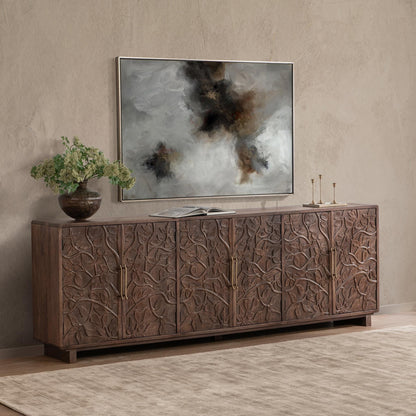 Albero - 6 Door Cabinet - Kona Brown