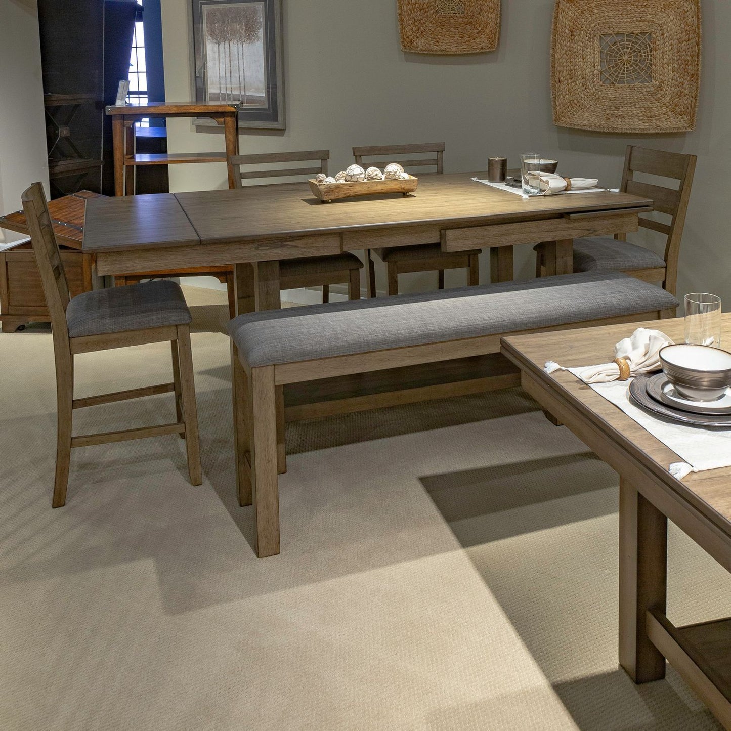 Brook Bay - Gathering Trestle Table Top - Sandstone