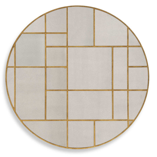 Geometric - Round Mirror