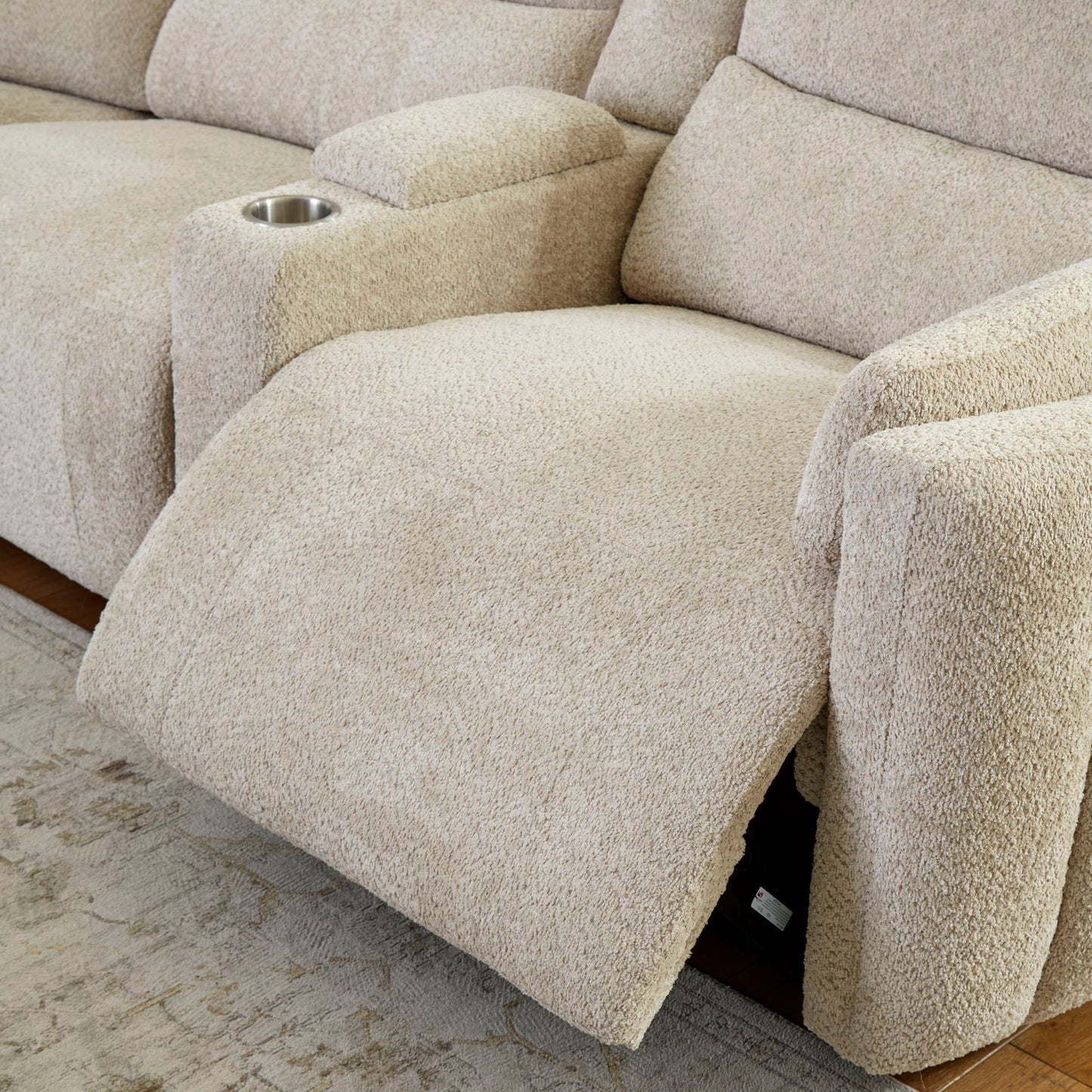 Modesto - Power Right Arm Facing Recliner - Buttercream