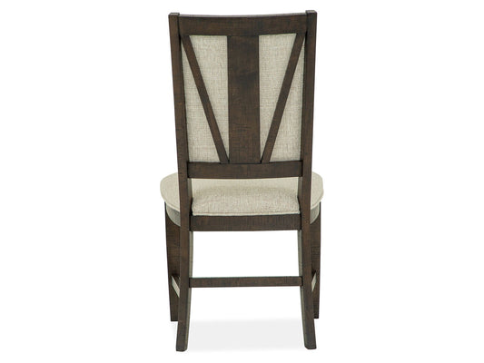 Westley Falls - Step Up Side Chair With Upholstered Seat & Back (Set of 2) - Graphite