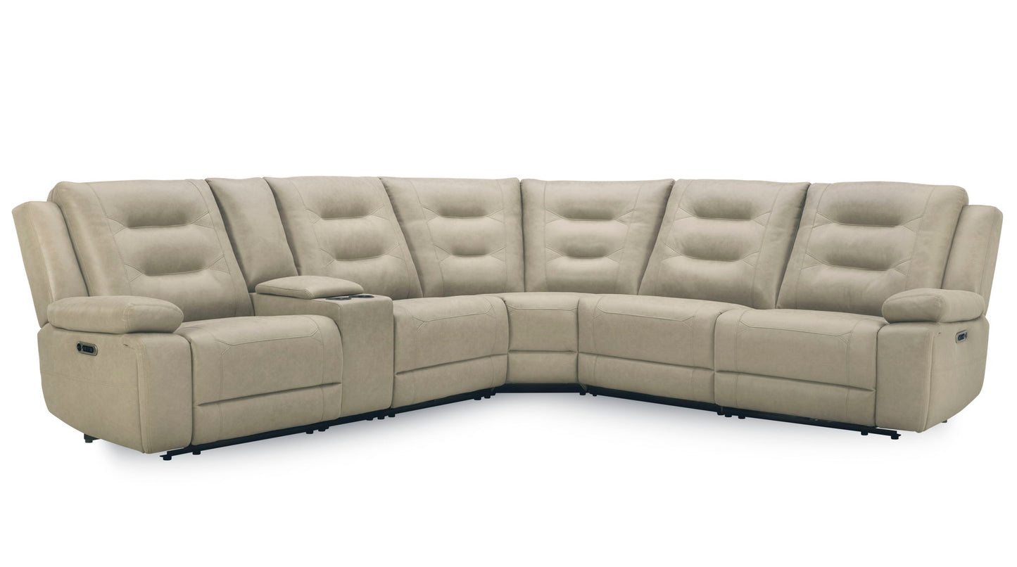 Caldwell - Power Right Arm Facing Recliner - Tahoe Fog