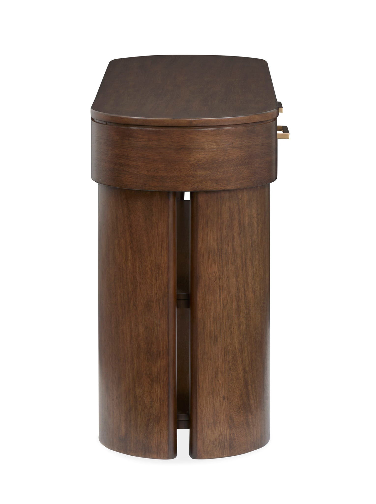 Holloway - Oval Sofa Table - Toasted Almond