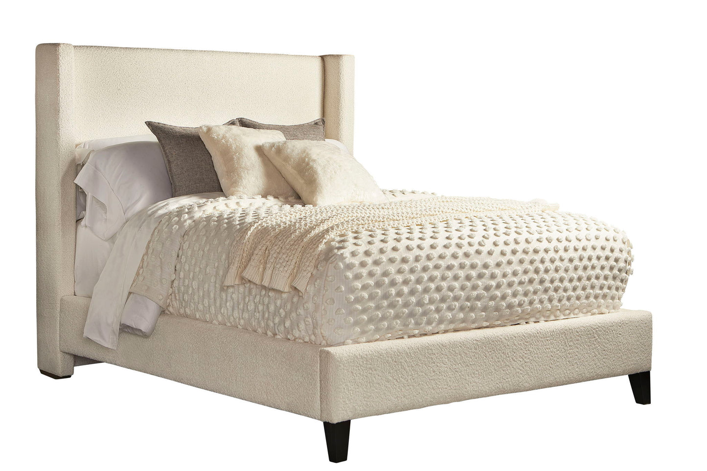 Angel - Queen Footboard And Rails - Himalaya Ivory Natural