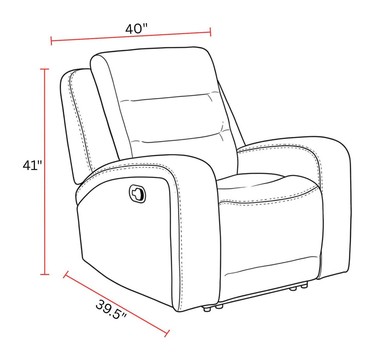 Napa - Manual Glider Recliner