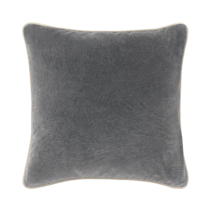 Heirloom Velvet - SLD Pillow - Stone Gray