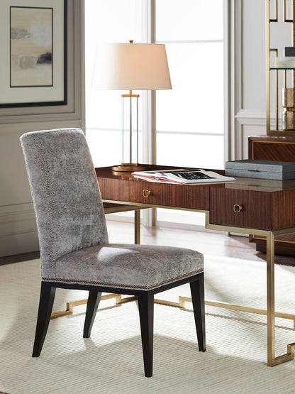 Lexington Upholstery - Lowell Dining Chair - Pearl Silver