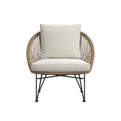 Grace - 4 Piece Outdoor Seating Set - Beige / Natural