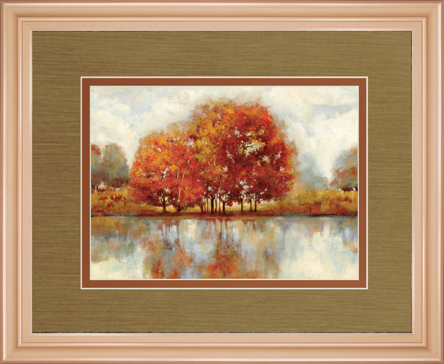 Together By Asia Jensen - Framed Print Wall Art - Light Brown