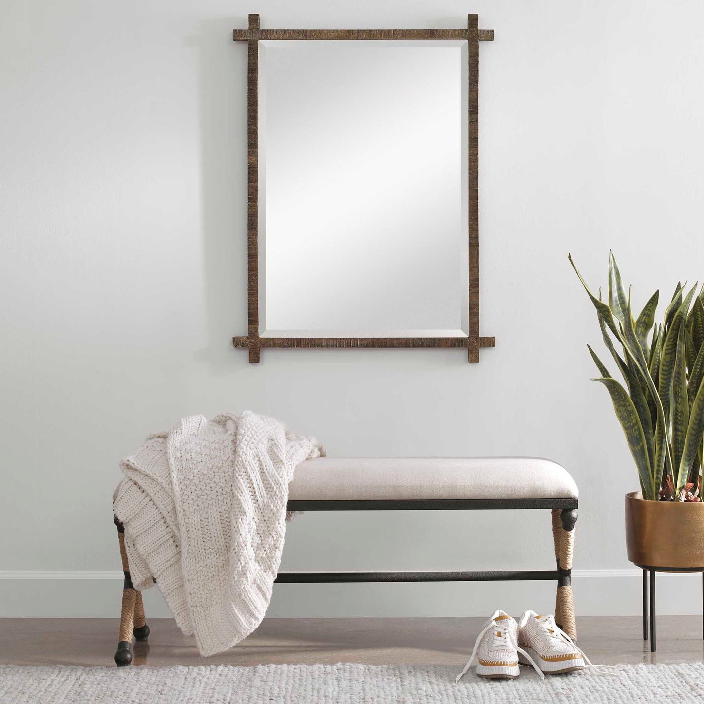 Abanu - Ribbed Dressing Mirror