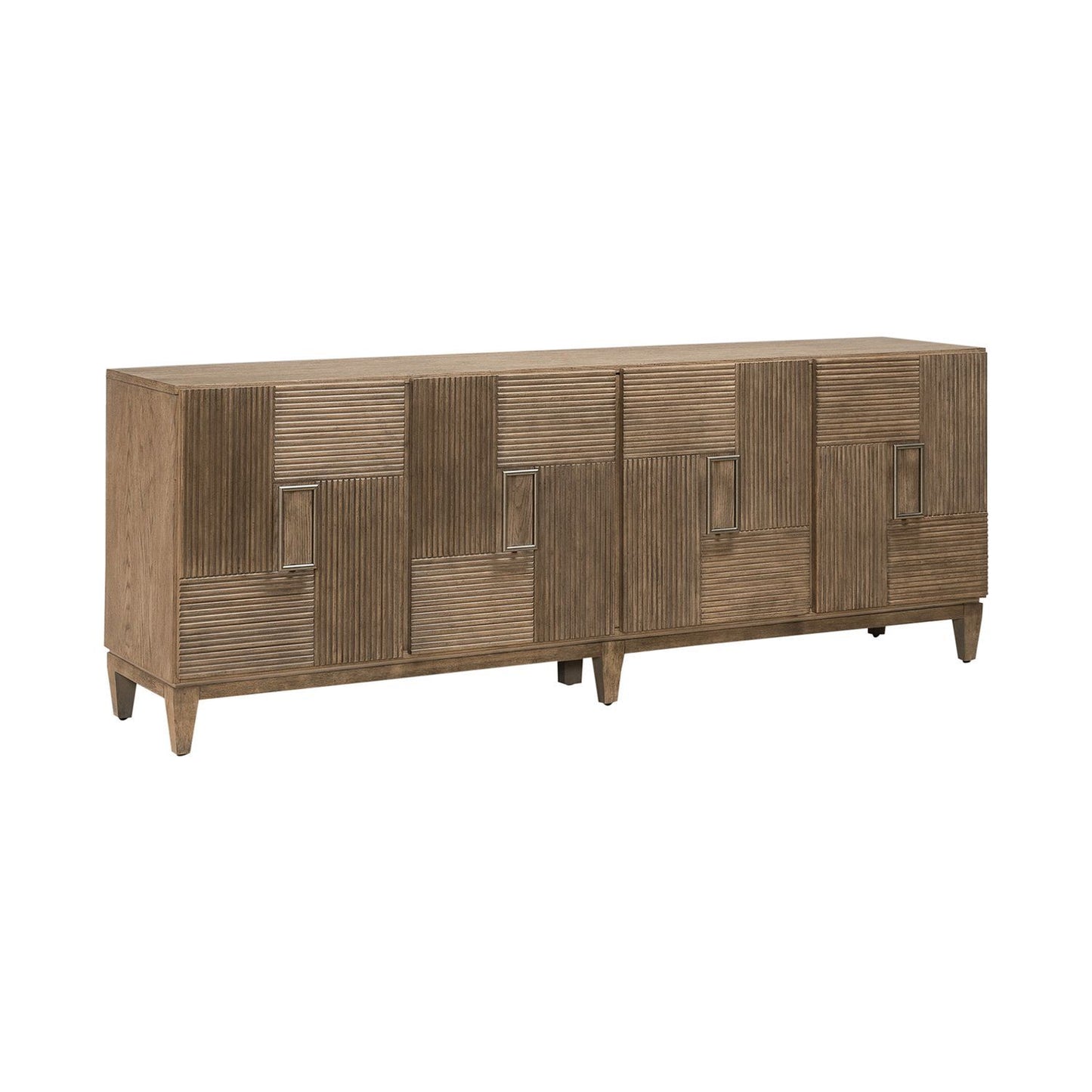 Serenity - 82" Accent TV Console - Burnished Beige