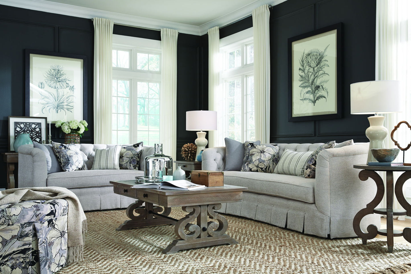 Tinley Park - Round Accent End Table - Dove Tail Gray