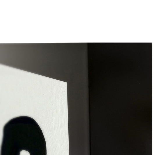 Mono - 48" x 72" Painting By Buddy Whitlock - Black / White