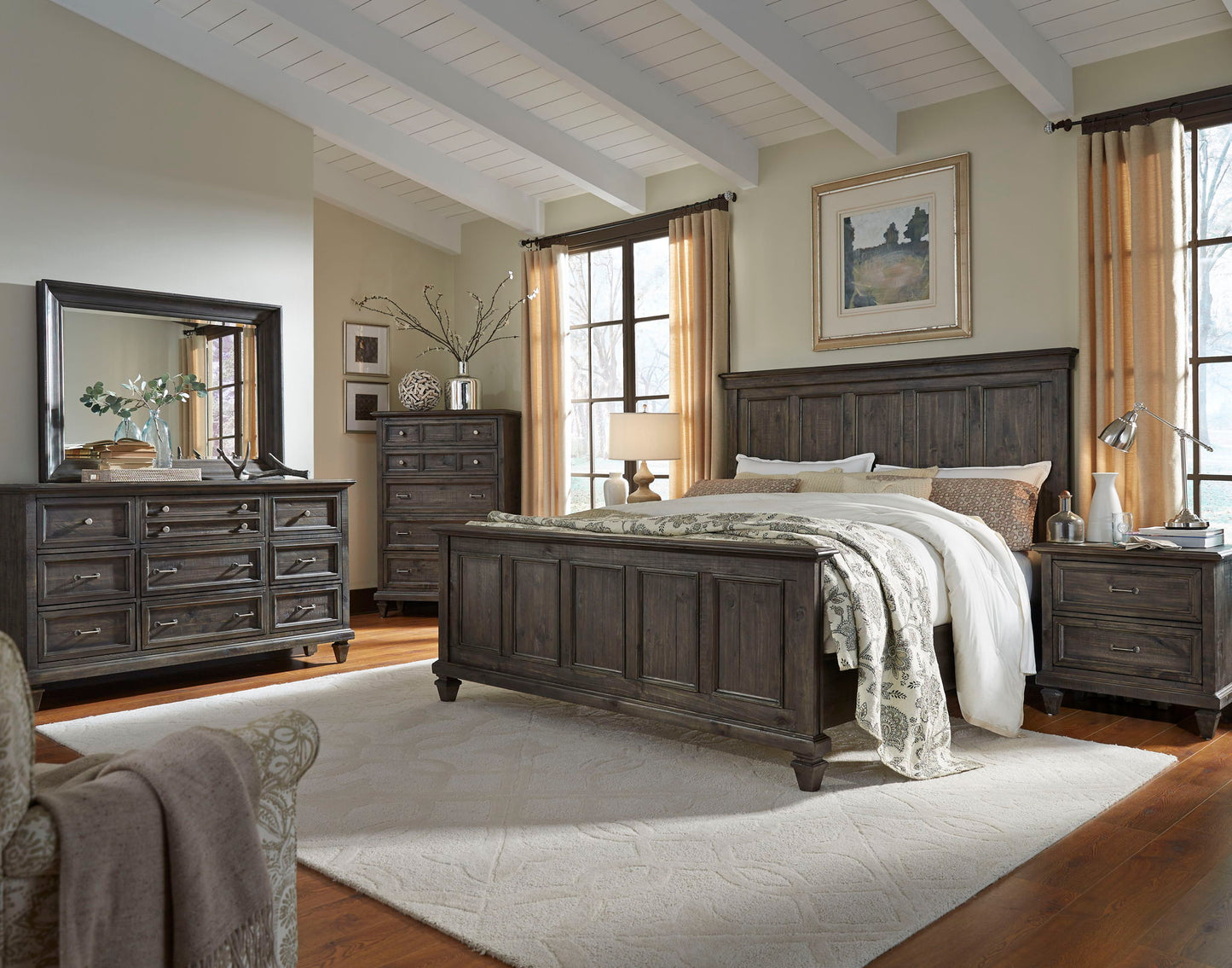 Calistoga - Nightstand - Weathered Charcoal