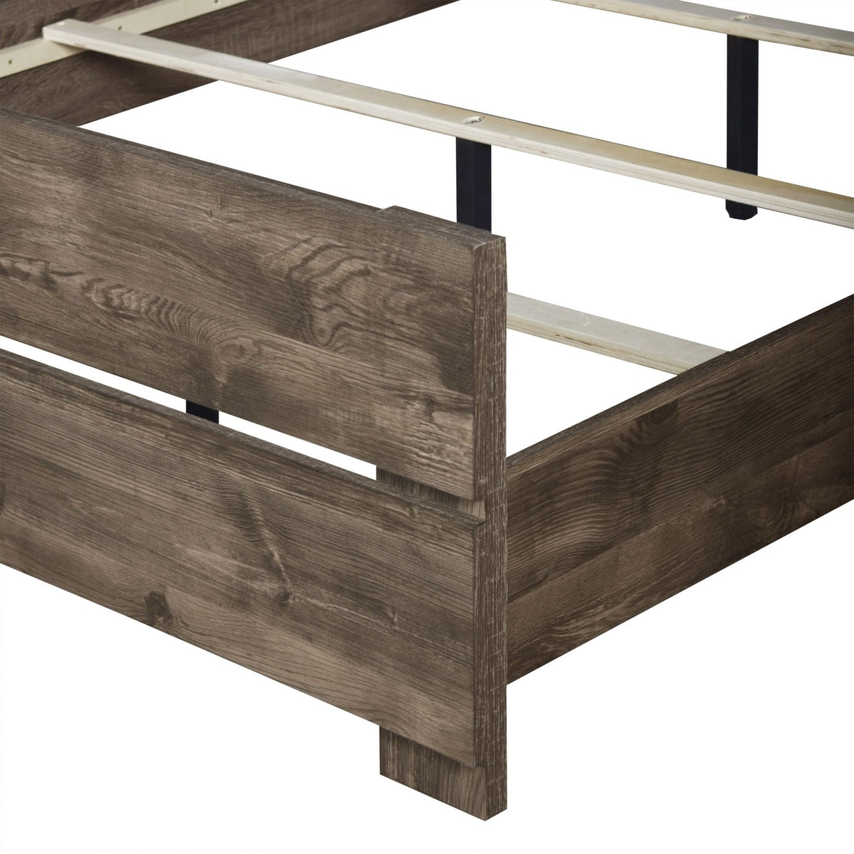 Misty Lodge - 6/0 California King Headboard, Footboard & Slats - Greige