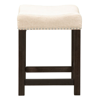 Heatherbrook - 4 Piece Console Set (1 Console 3 Stools) - Charcoal & Ash