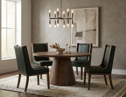Balam - Round Table Top - Brown