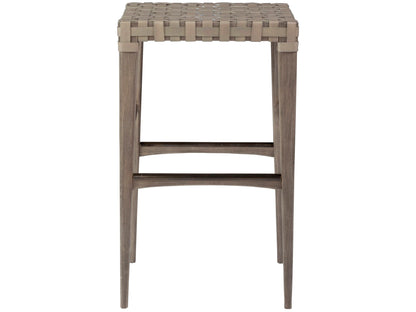 Cohesion Program - Milo Leather Backless Barstool