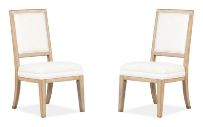 Coventry - Upholstered Side Chair (Set of 2) - Honey Maple