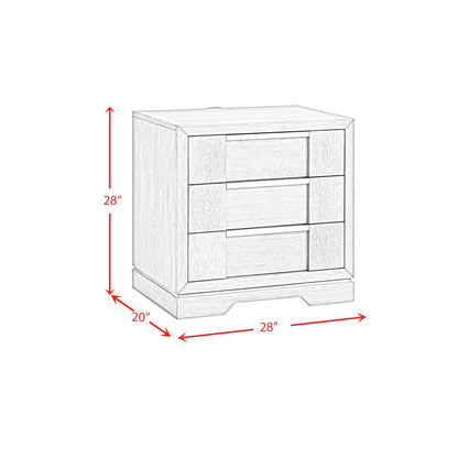 Kelis - Panel Bedroom Set With LED