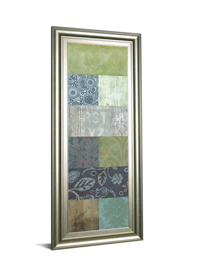Zen Panel I By Vision Studio - Framed Print Wall Art - Dark Gray