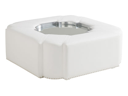 Avondale - Clarendon Upholstered Cocktail Table - White