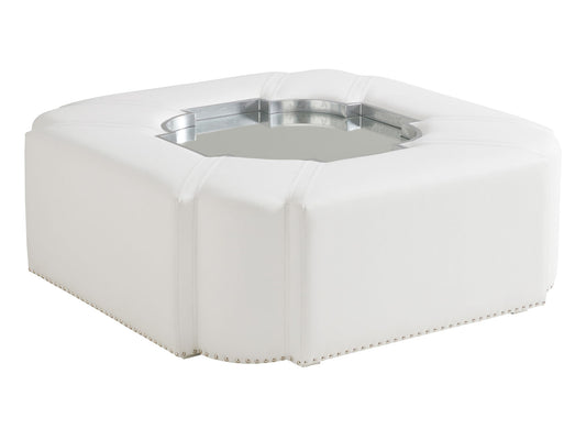 Avondale - Clarendon Upholstered Cocktail Table - White