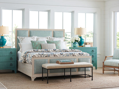 Newport - Crystal Cove Upholstered Panel Headboard 6/6 King - Beige