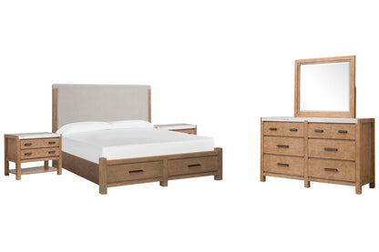 Plum Creek - Upholstered Panel Storage Bedroom Set