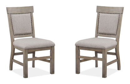 Tinley Park - Dining Side Chair With Upholstered Seat & Back (Set of 2) - Dove Tail Gray