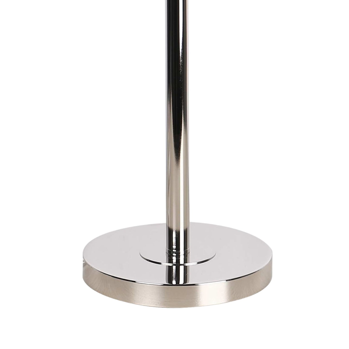 "Crystal Elegance II" Metal Table Lamp (Set of 2) - Polished Nickel / Clear Crystal