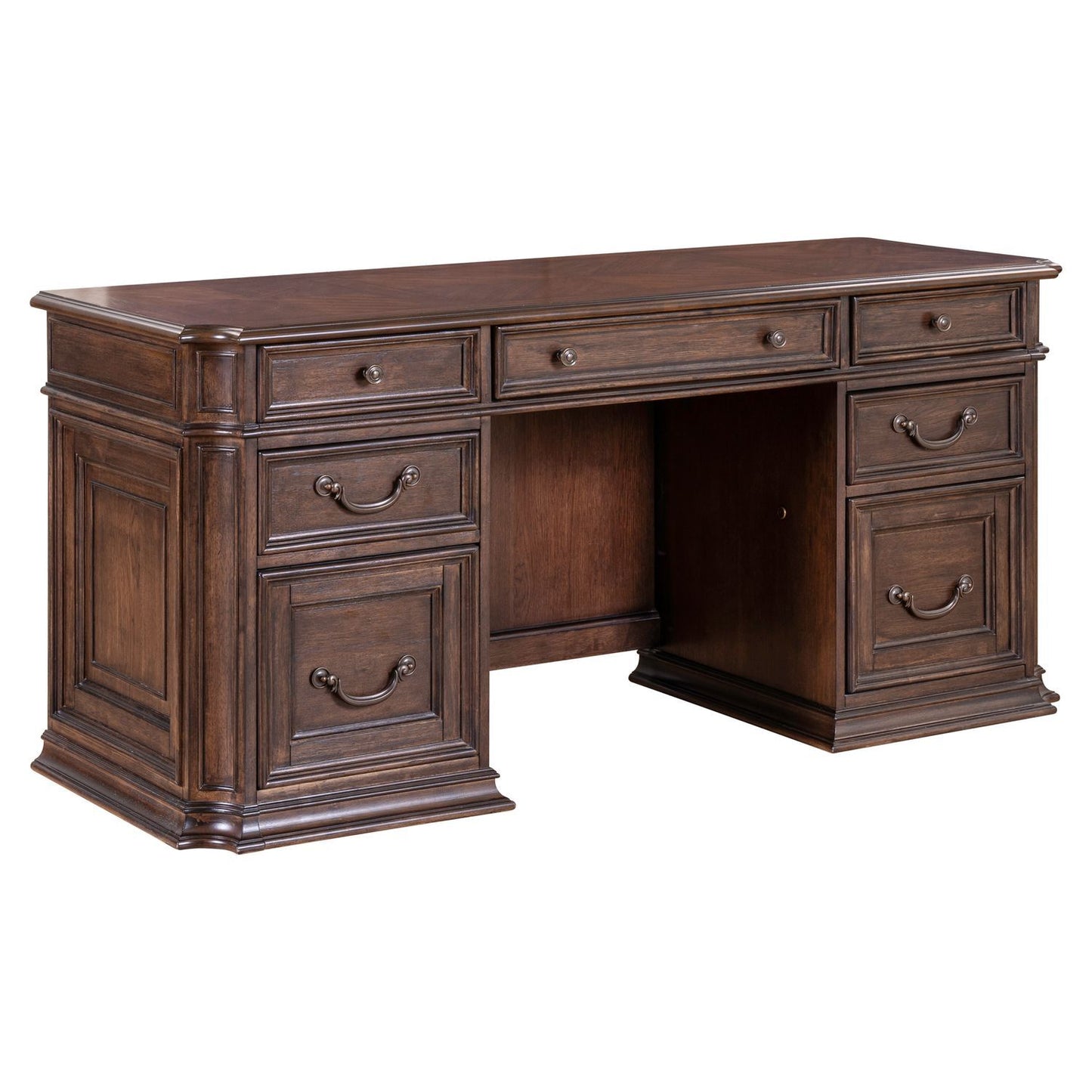 Providence Park - Jr Executive Credenza Base - Chateau Brown