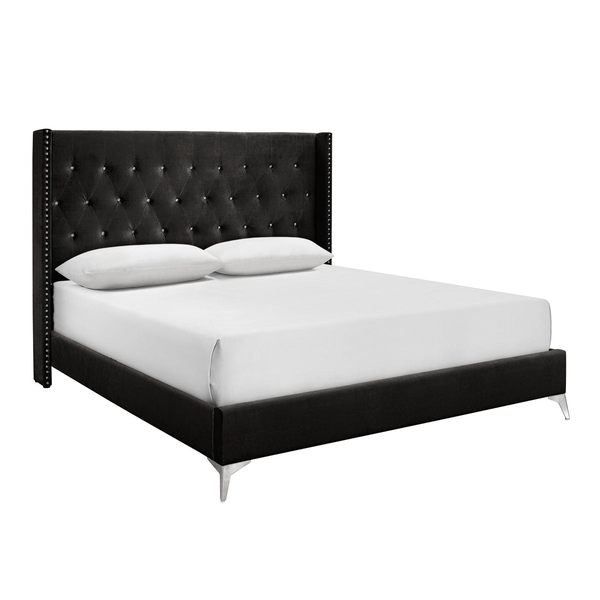 Huxley - 6/6 King Headboard, Footboard And Slats - Black