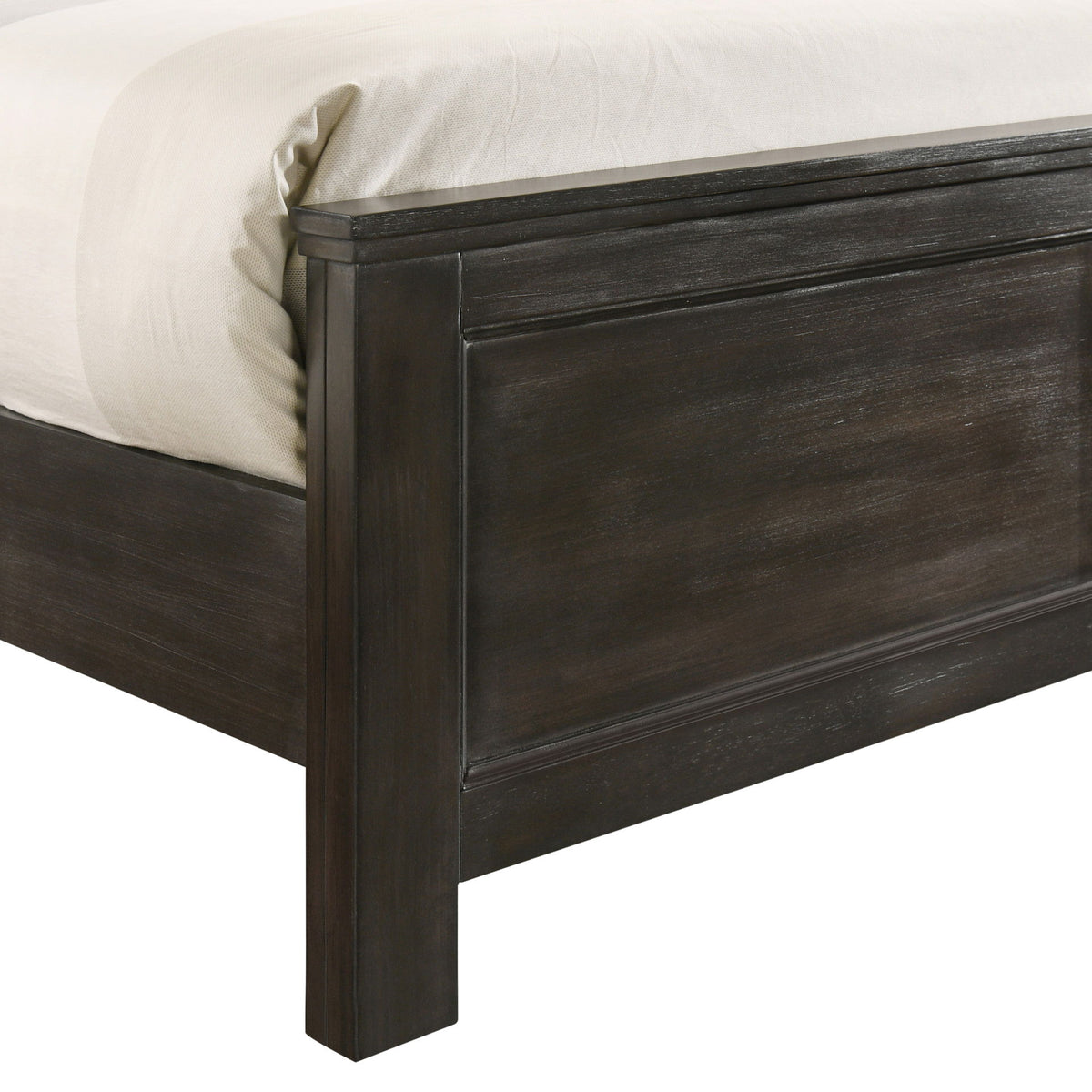 Andover - 5/0 Queen Headboard, Footboard & Slats - Nutmeg