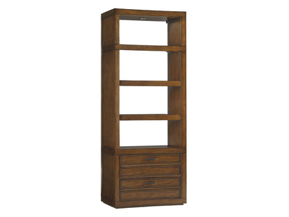 Longboat Key - Crystal Sands Bookcase - Dark Brown
