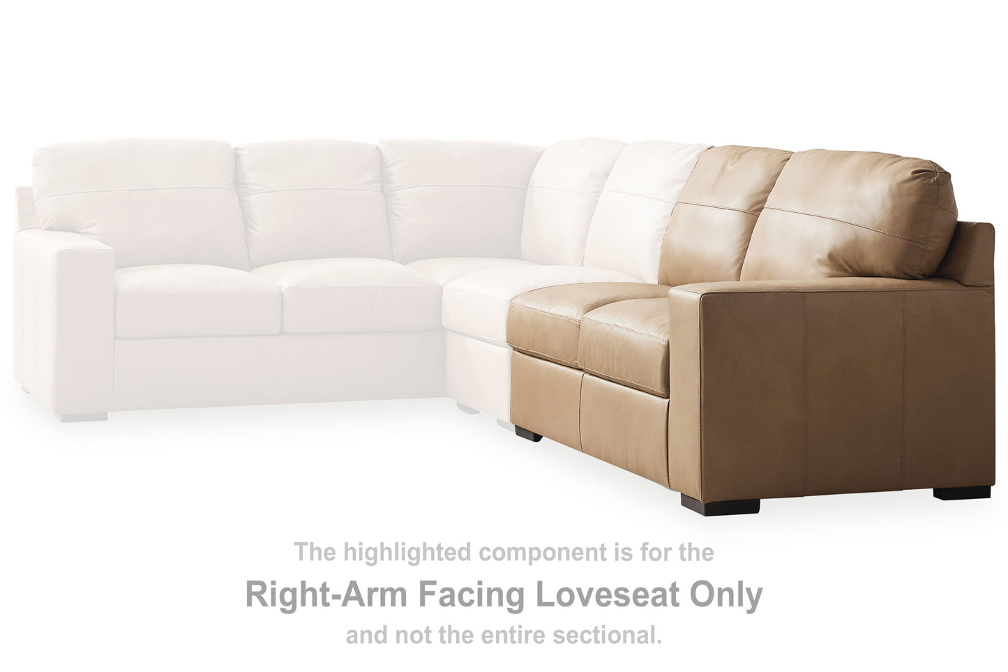 Bandon - Raf Loveseat - Toffee