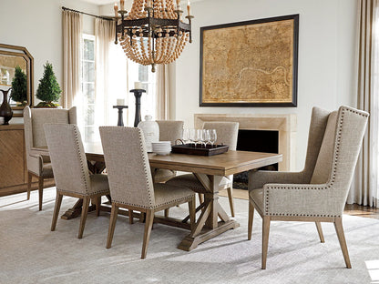 Cypress Point - Pierpoint Double Pedestal Dining Table - Dark Brown