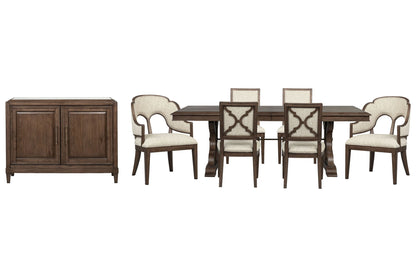 Jubilee - Extendable Trestle Dining Table Set