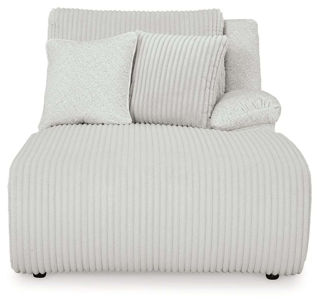 Top Tier - Raf Press Back Chaise - Alloy