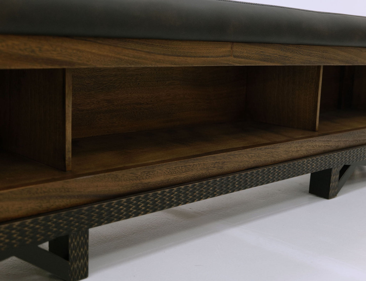 Walnut - Queen Footboard - Chocolate Brown