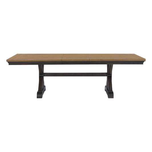 Montrose - Dining Table With 20" Leaf - Espresso And Brown