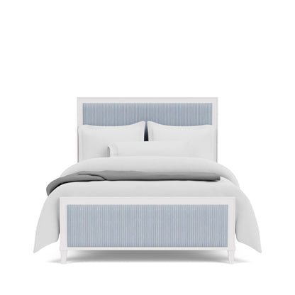 Rosalie - Full Upholstered Headboard - Blue / White