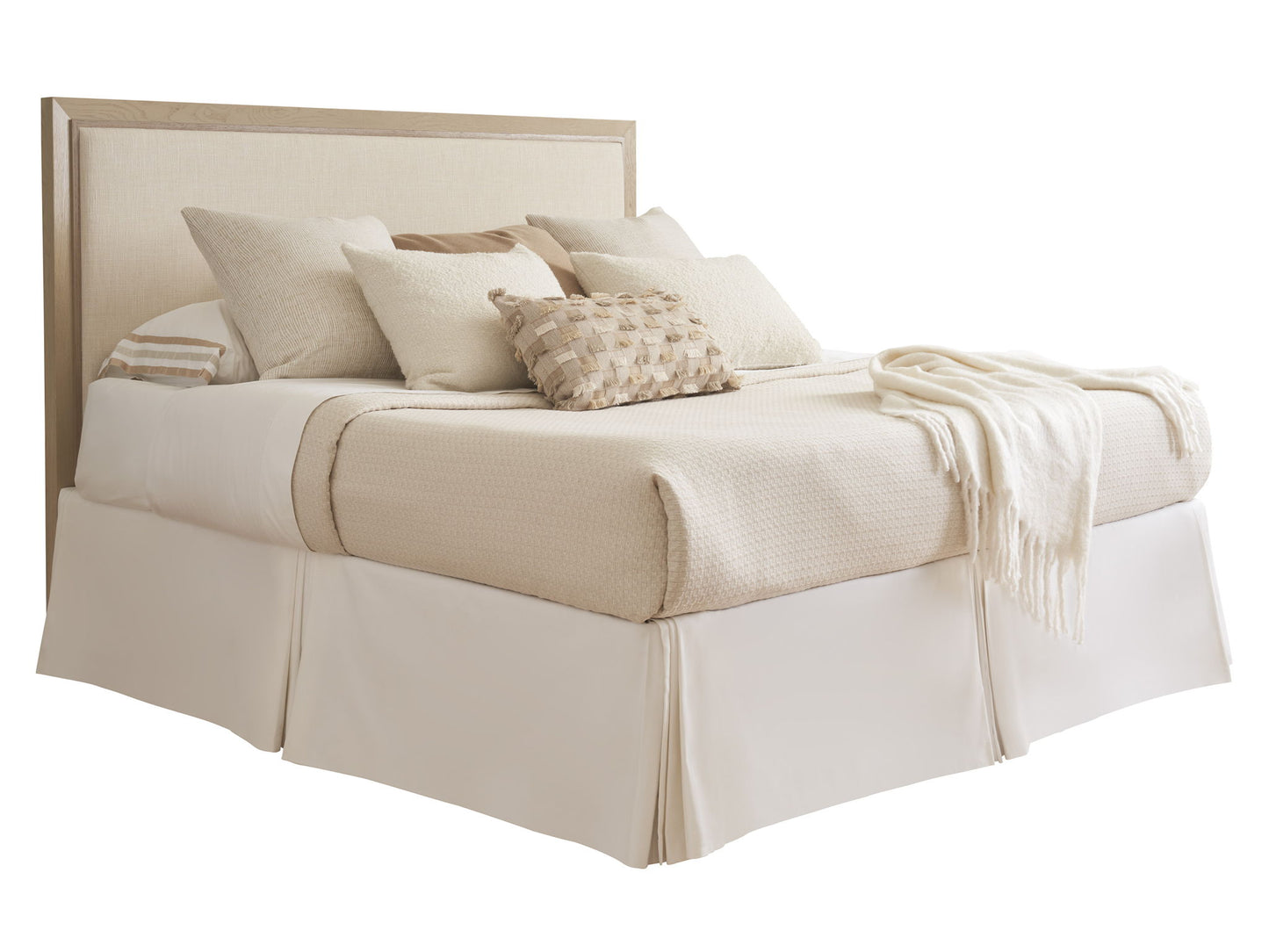 Sunset Key - Grayson Upholstered Headboard 5/0 Queen - Beige