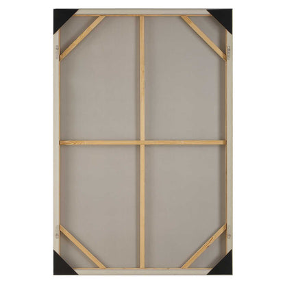 Remedy - Hand Painted Modern Canvas - Brown / Gray / White / Woodtone