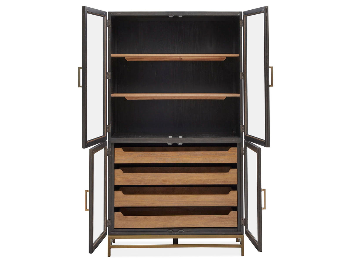 Lindon - Two Tone Dining Cabinet - Coffee Bean