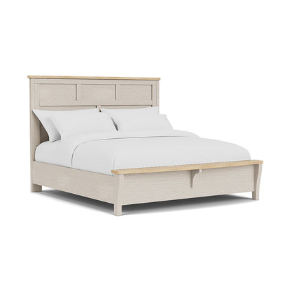 Glenndale - King Headboard - Aged White