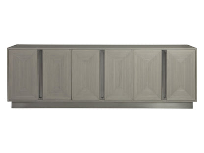 Signature Designs - Gradient Long Media Console - Dark Gray